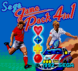 Sega Game Pack 4 in 1 (Europe) Title Screen